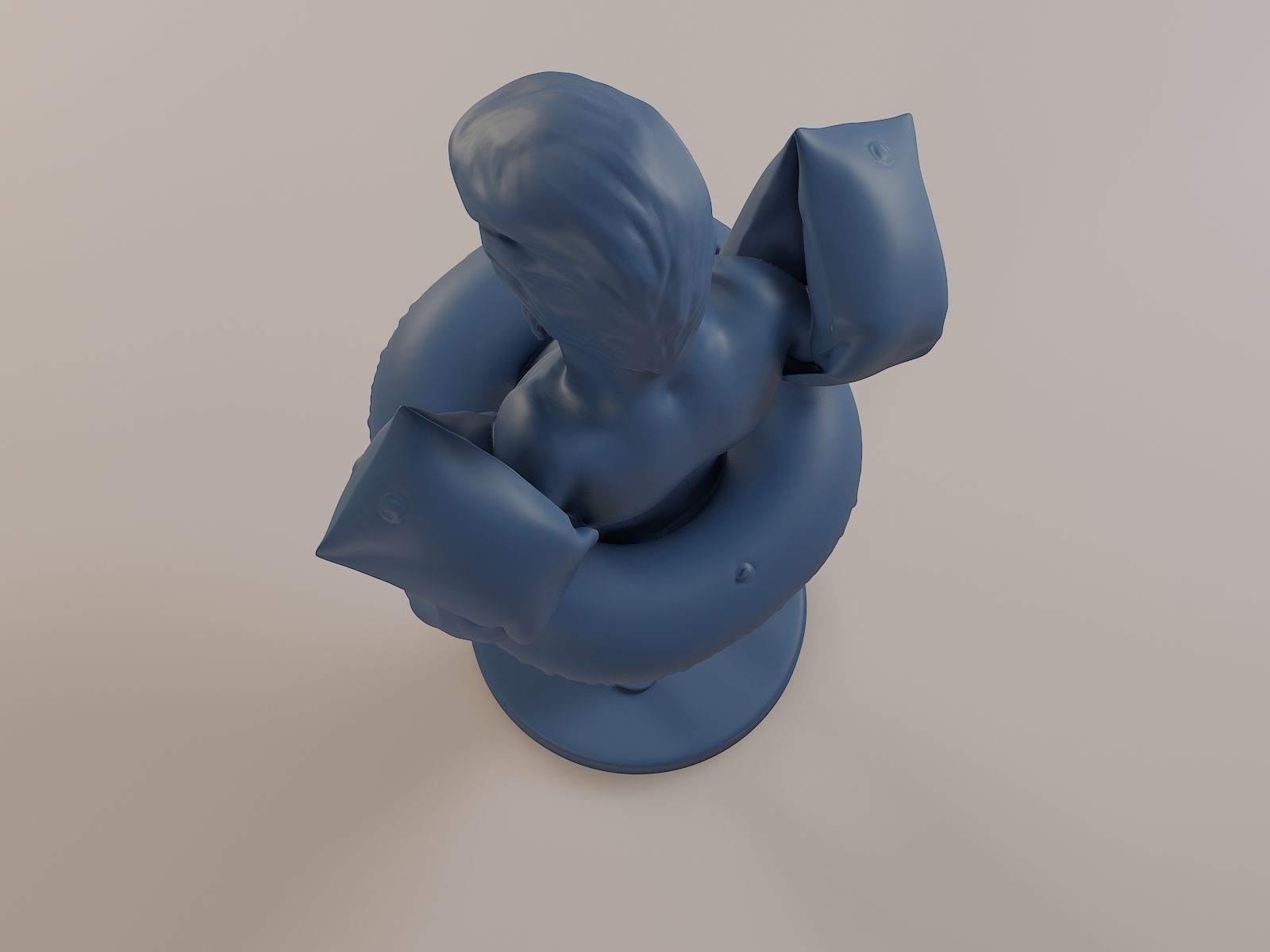Donald Trump Swimmingpool 3D print model_14