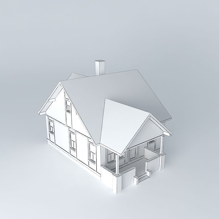 Project House Free 3D model_3