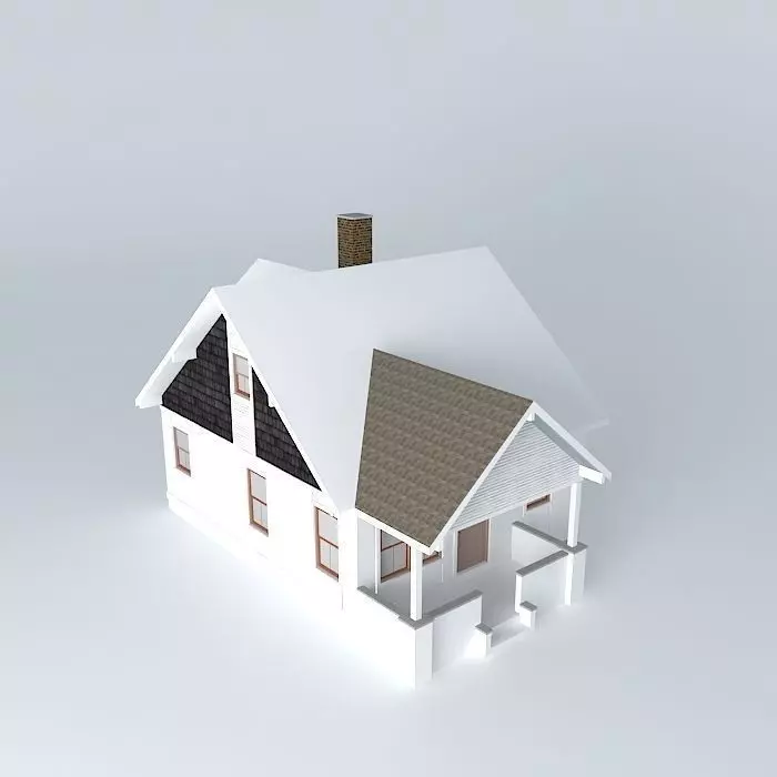 Project House Free 3D model_0