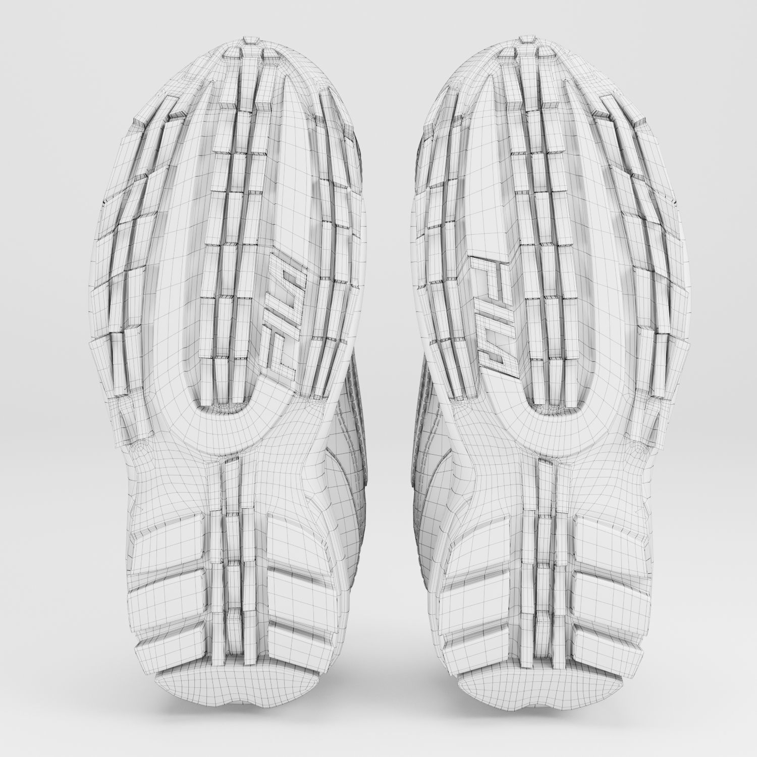 Fila Disruptors 2 White 3D model_10