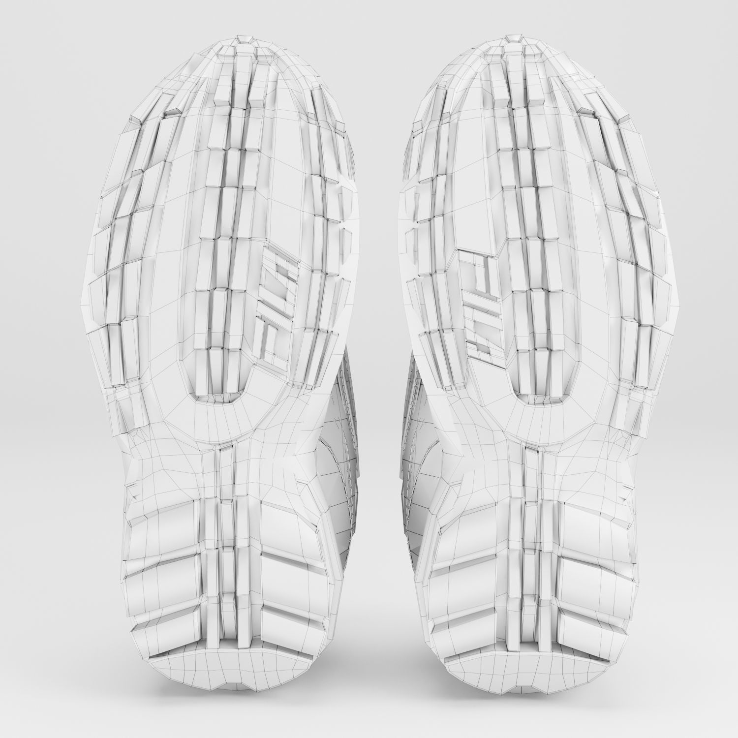 Fila Disruptors 2 White 3D model_9