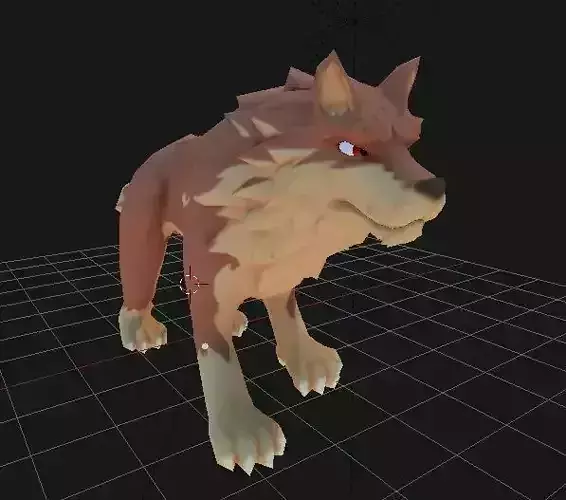 wolf monster animated