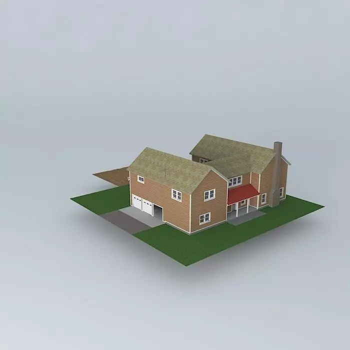 House and Maze Free 3D model_0