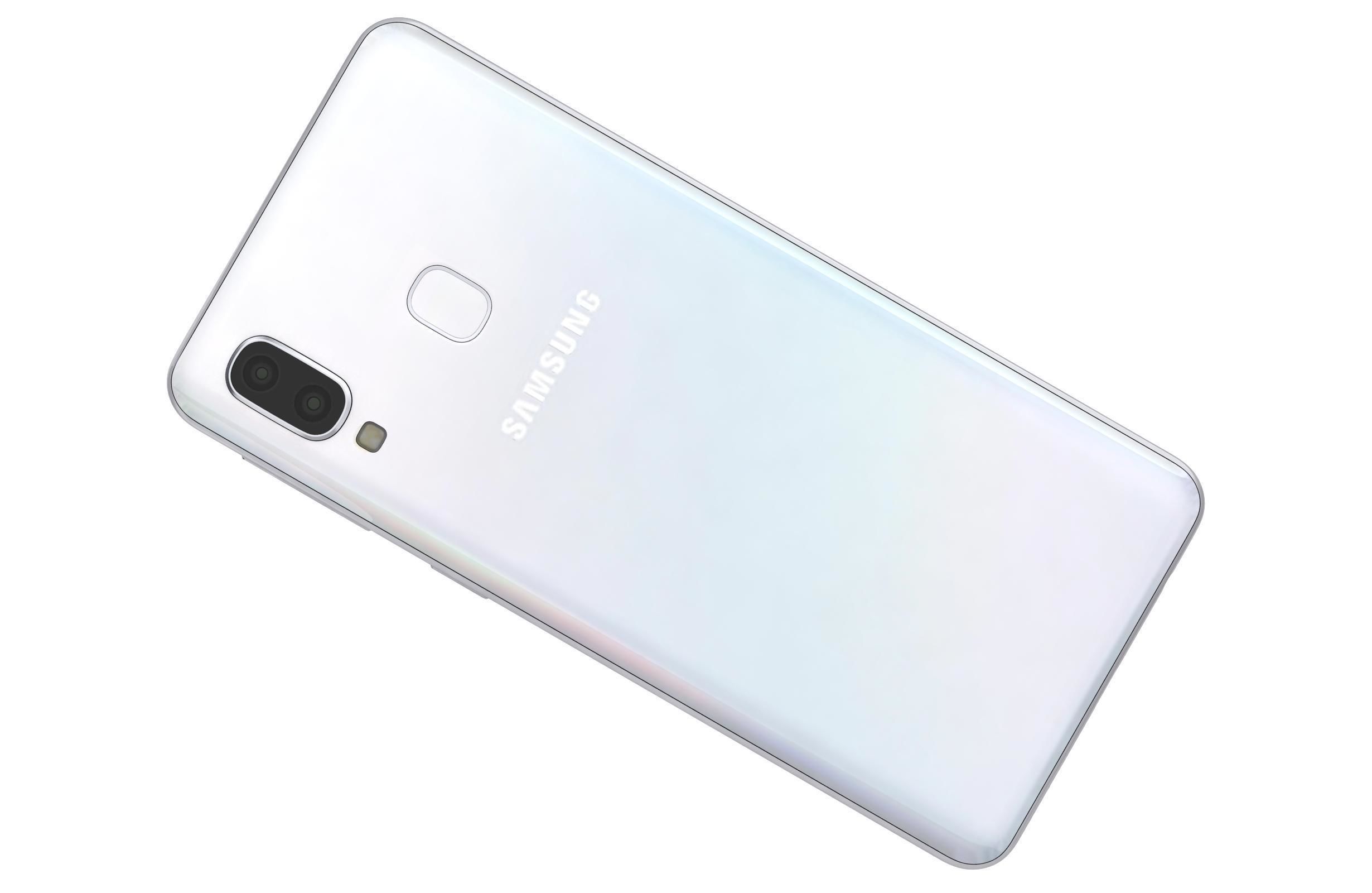 Samsung Galaxy A40 White 3D model_7
