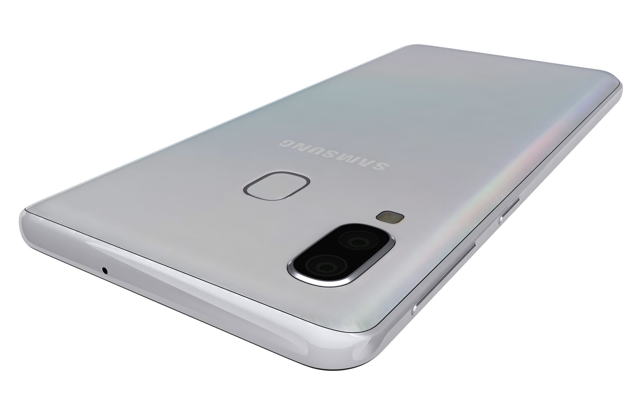 Samsung Galaxy A40 White 3D model_8