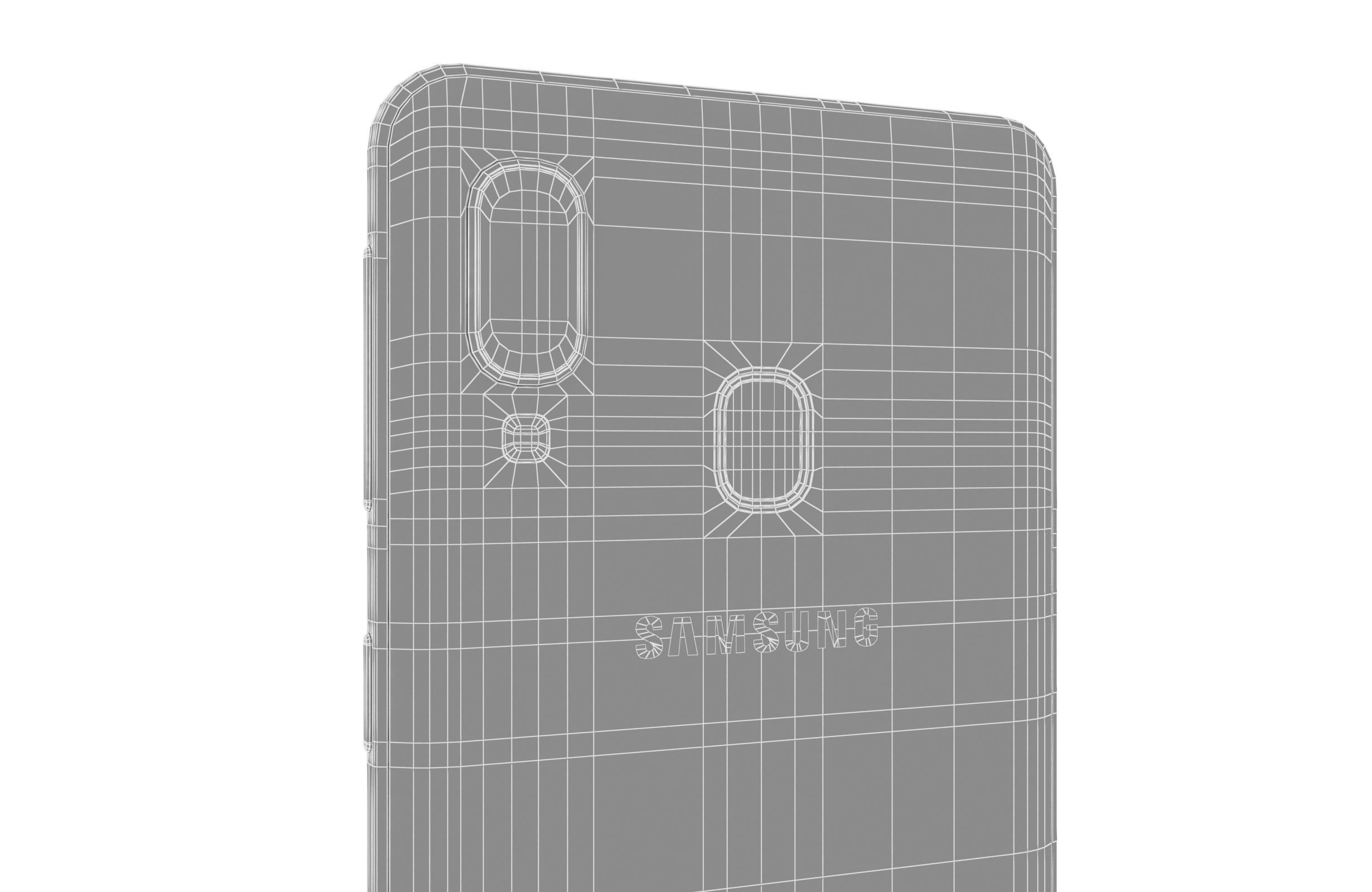 Samsung Galaxy A40 Black 3D model_16