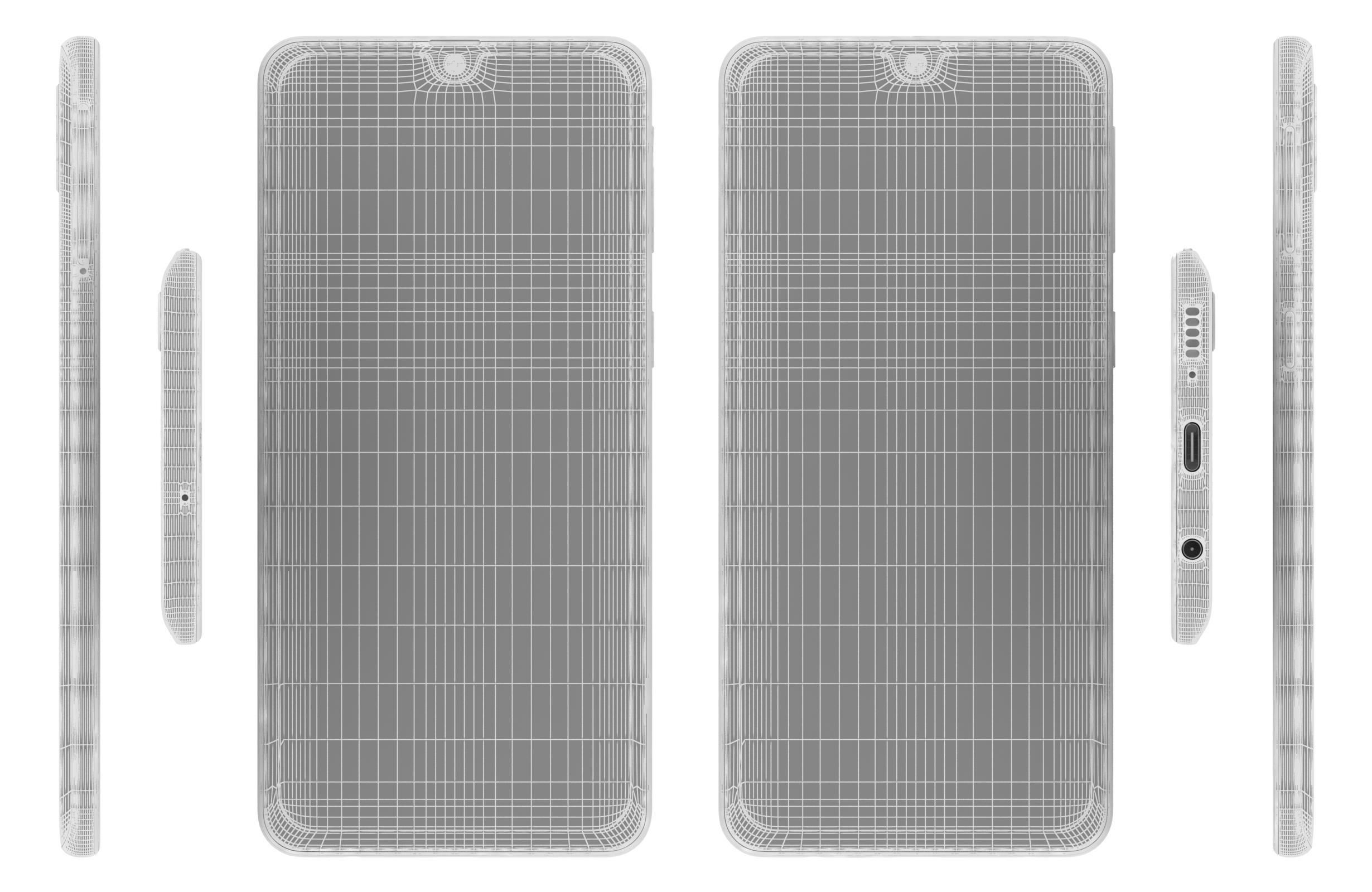 Samsung Galaxy A40 All Colors 3D model_18