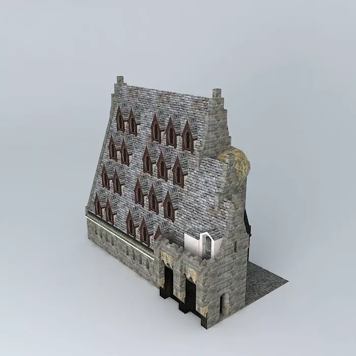 Ancient House Furnished Free 3D model