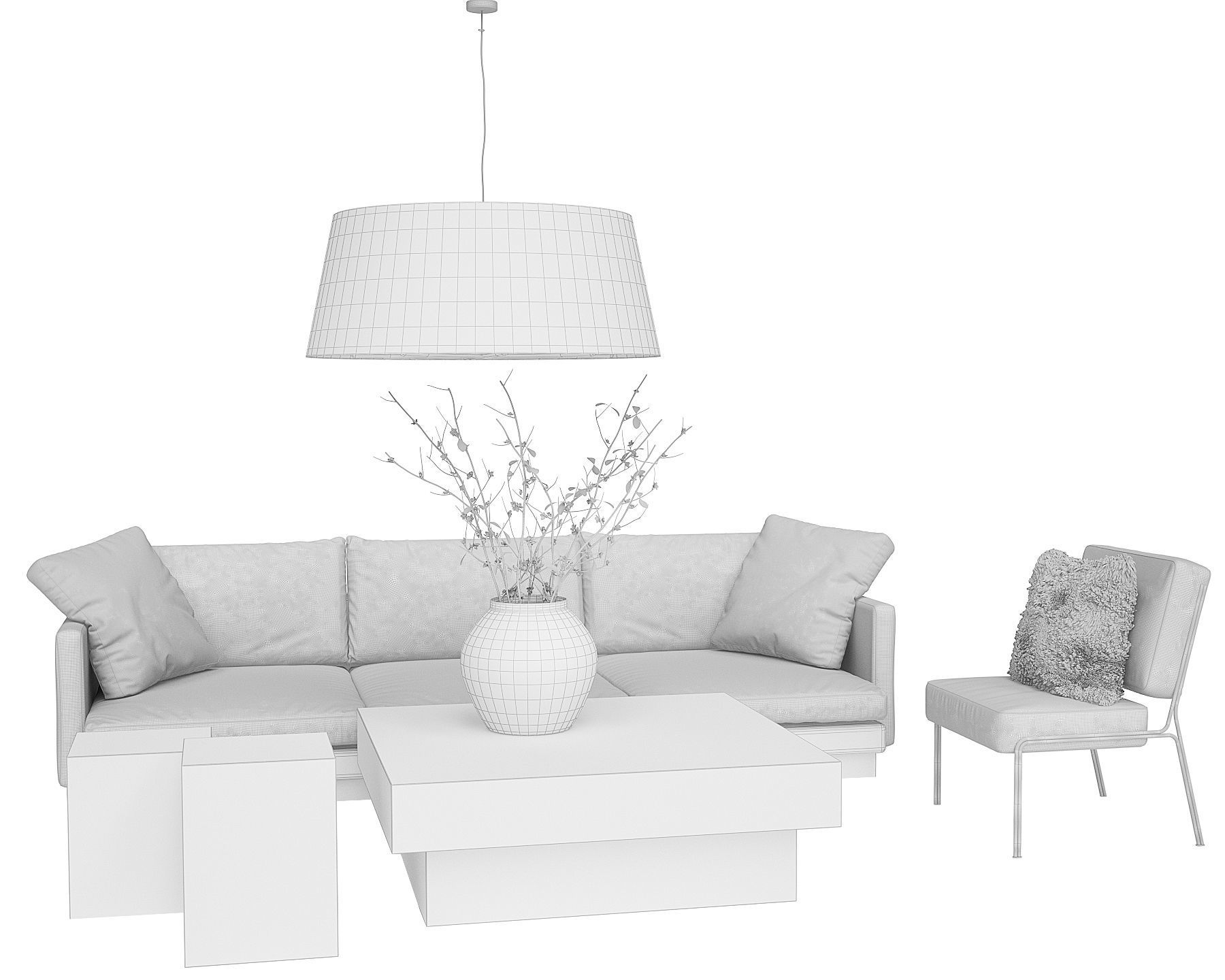 Sofa Setup 16 3D model_6