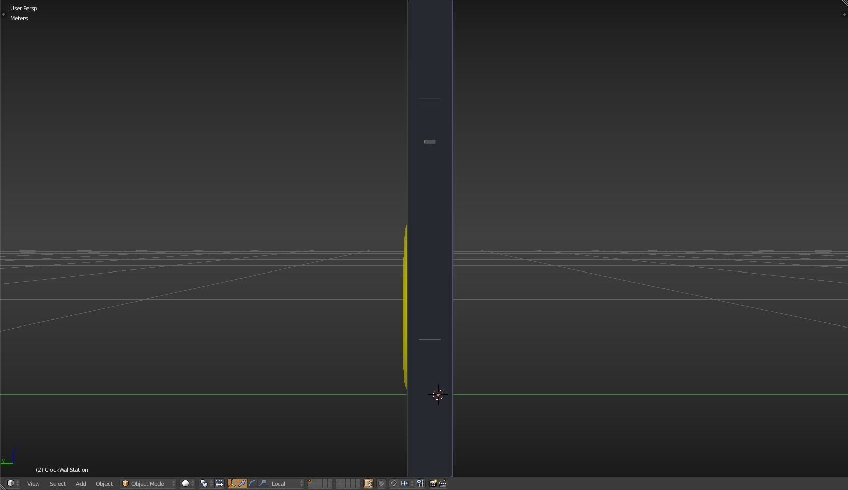 Clock Wall Station Low-poly 3D model_27