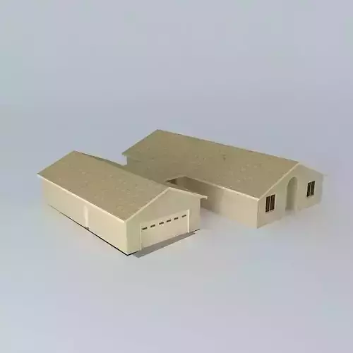 Shared House Free 3D model