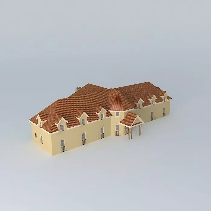 Large house Free 3D model