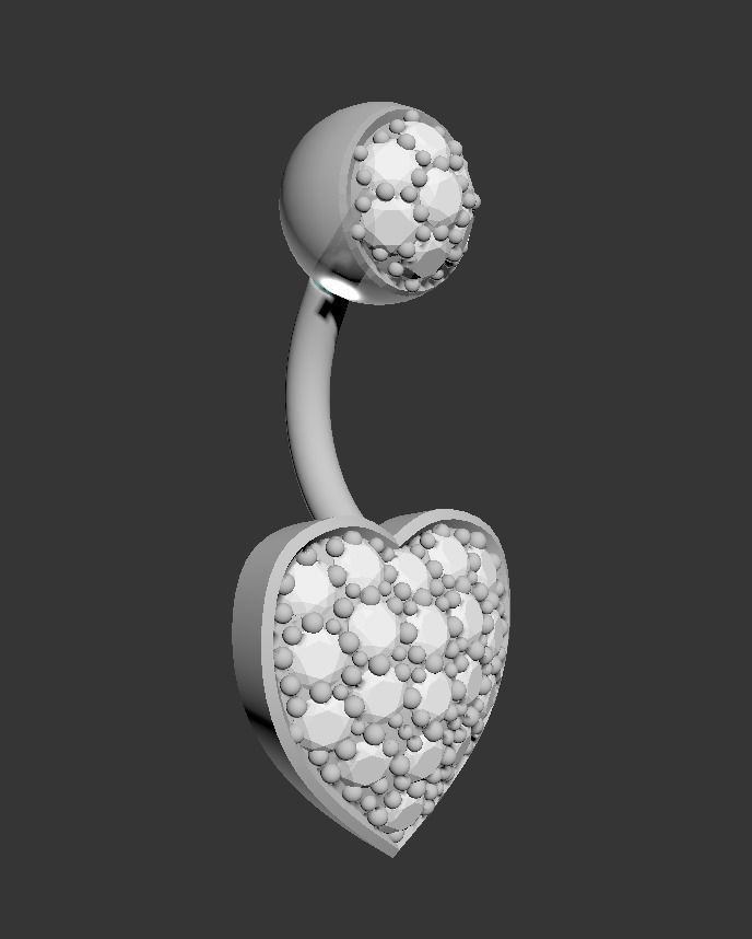 101004 PR heart piercing 3D print model_6