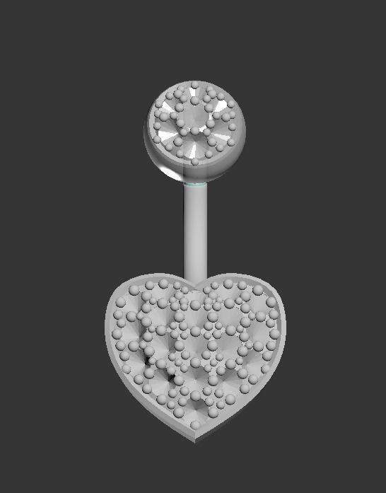 101004 PR heart piercing 3D print model_10