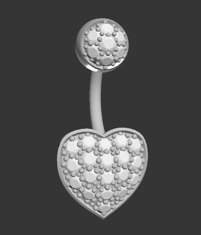 101004 PR heart piercing 3D print model_7