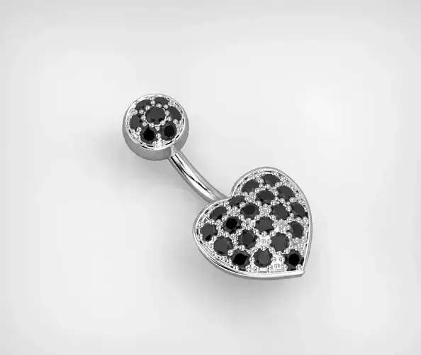101004 PR heart piercing 3D print model