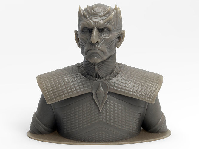 Night King Bust v3 - Game of Thrones 3D print model
