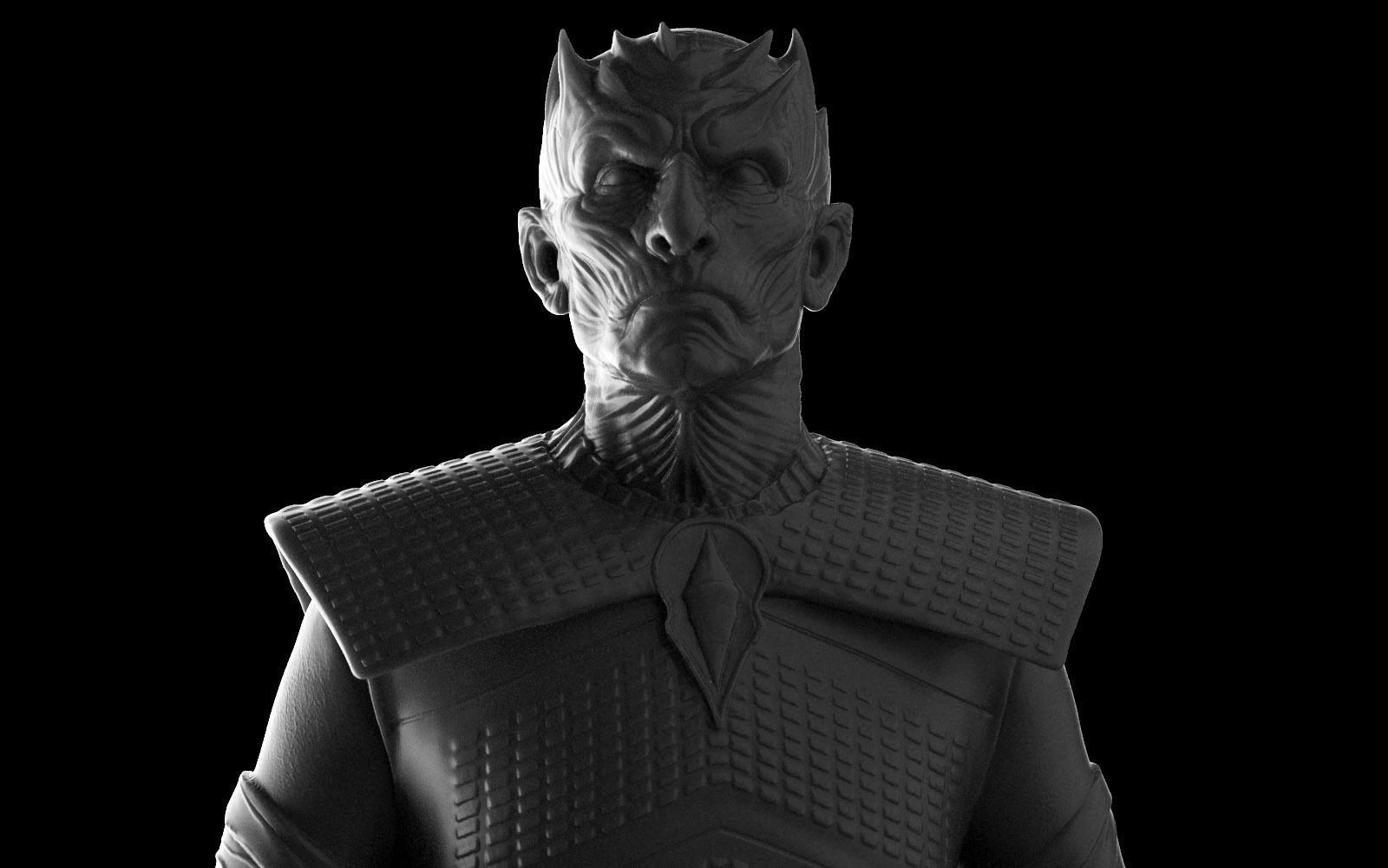 Night King Bust v3 - Game of Thrones 3D print model_3