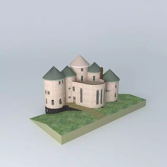 Castle Malia Part 2 Free 3D model_0