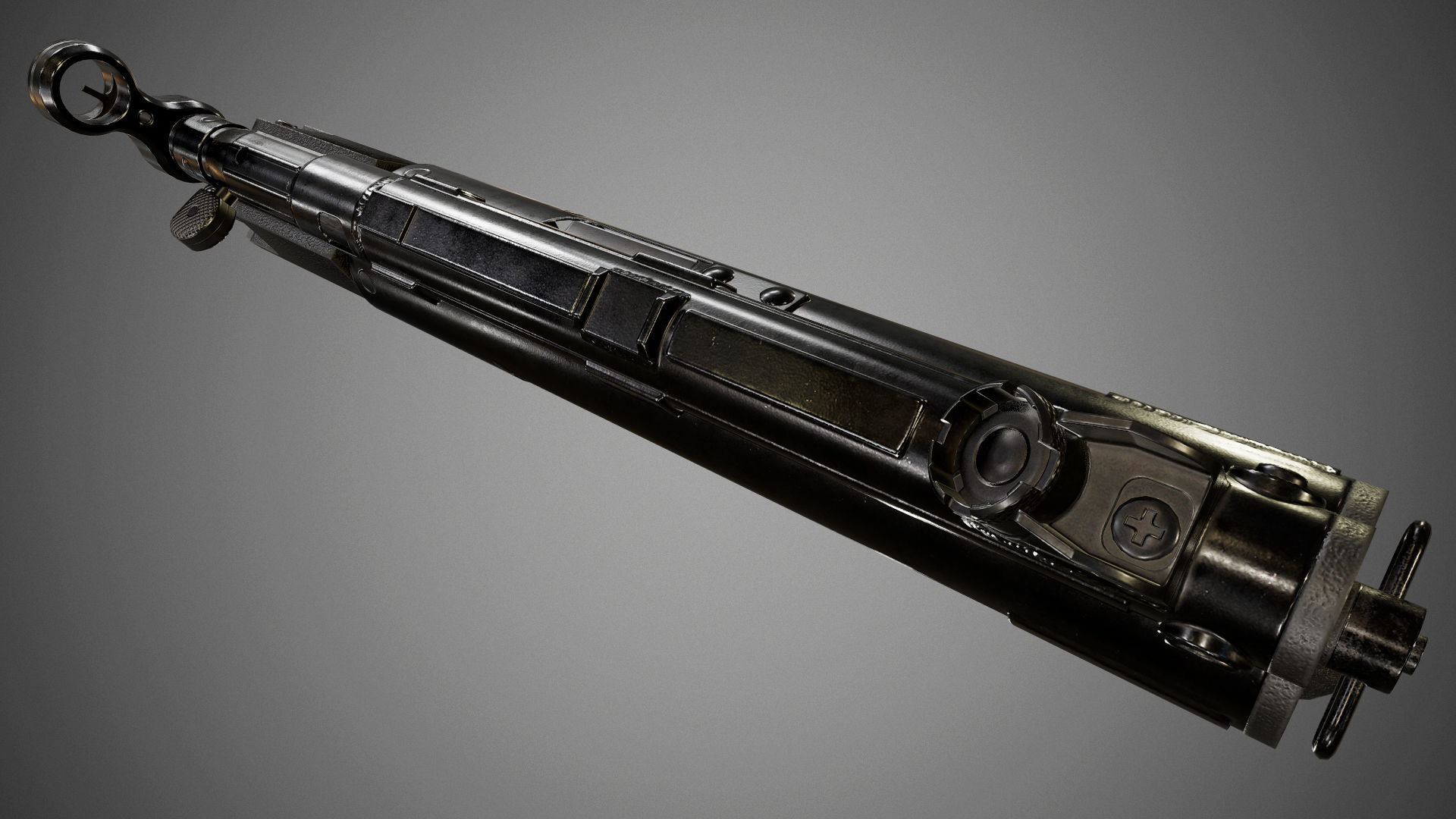 HK MP5K Low-poly 3D model_4