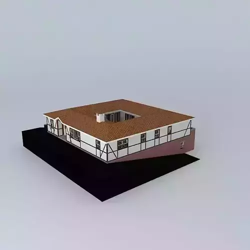 House with Basement Free 3D model