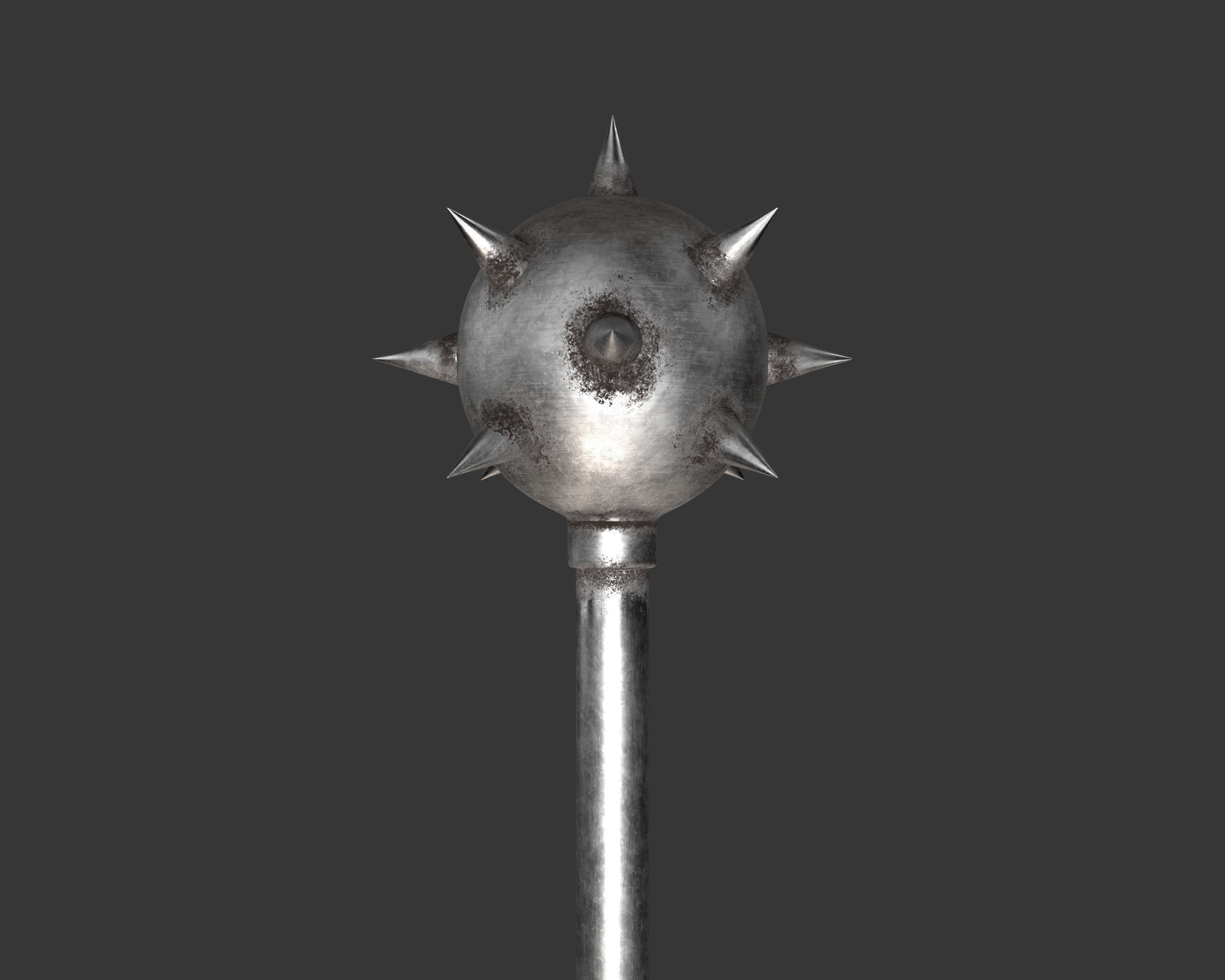 3D model Medieval Common Weapon Mace VR / AR / low-poly | CGTrader