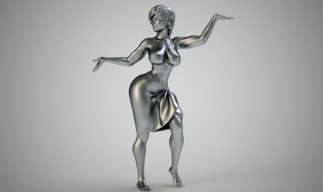 Fire Dance 3D print model_4