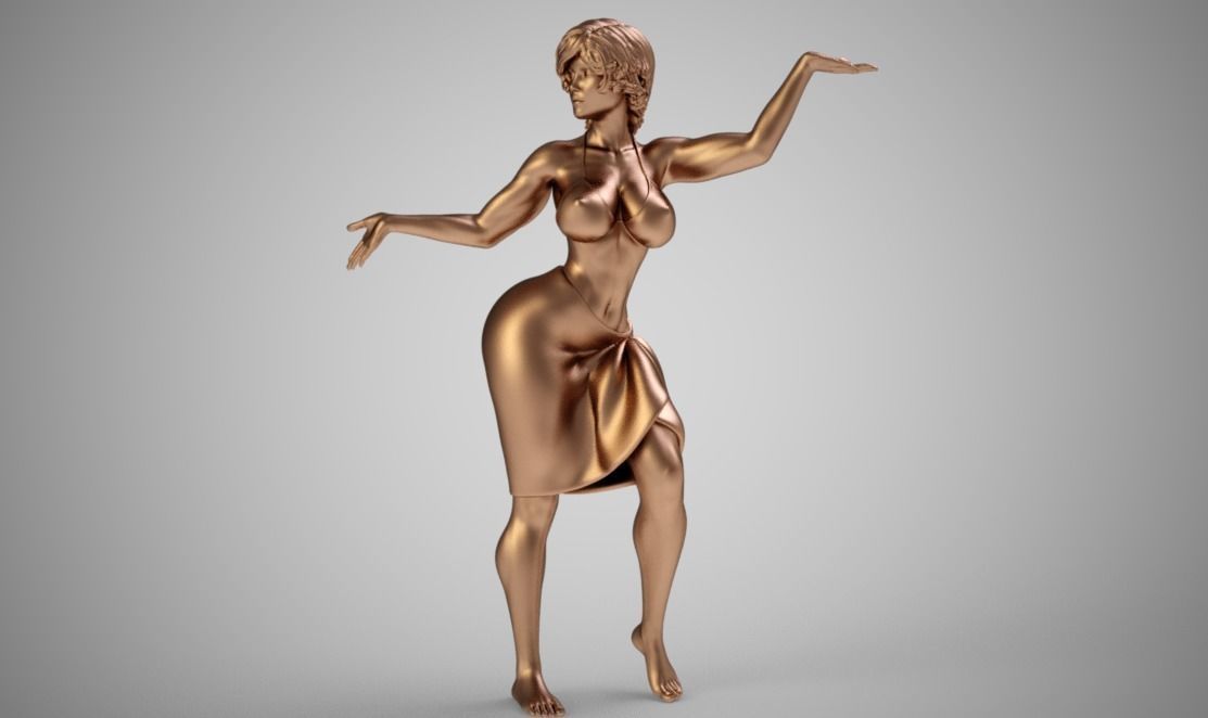 Fire Dance 3D print model_5