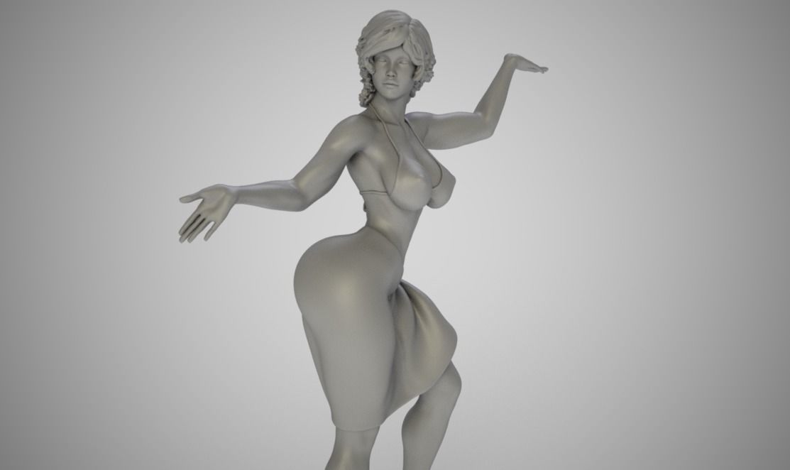Fire Dance 3D print model_2