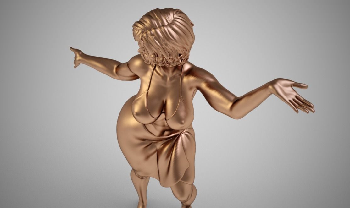 Fire Dance 3D print model_9