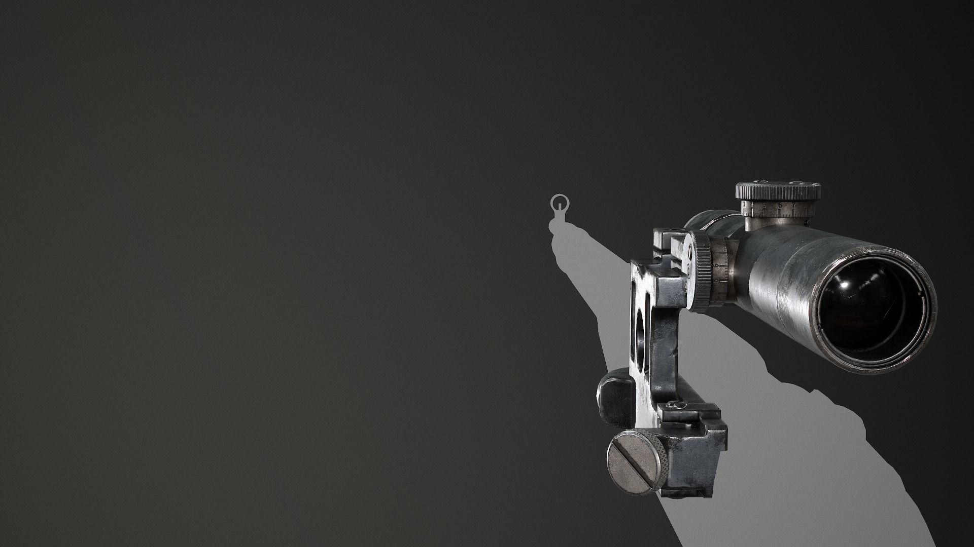 PBR PU Scope Low-poly 3D model_4