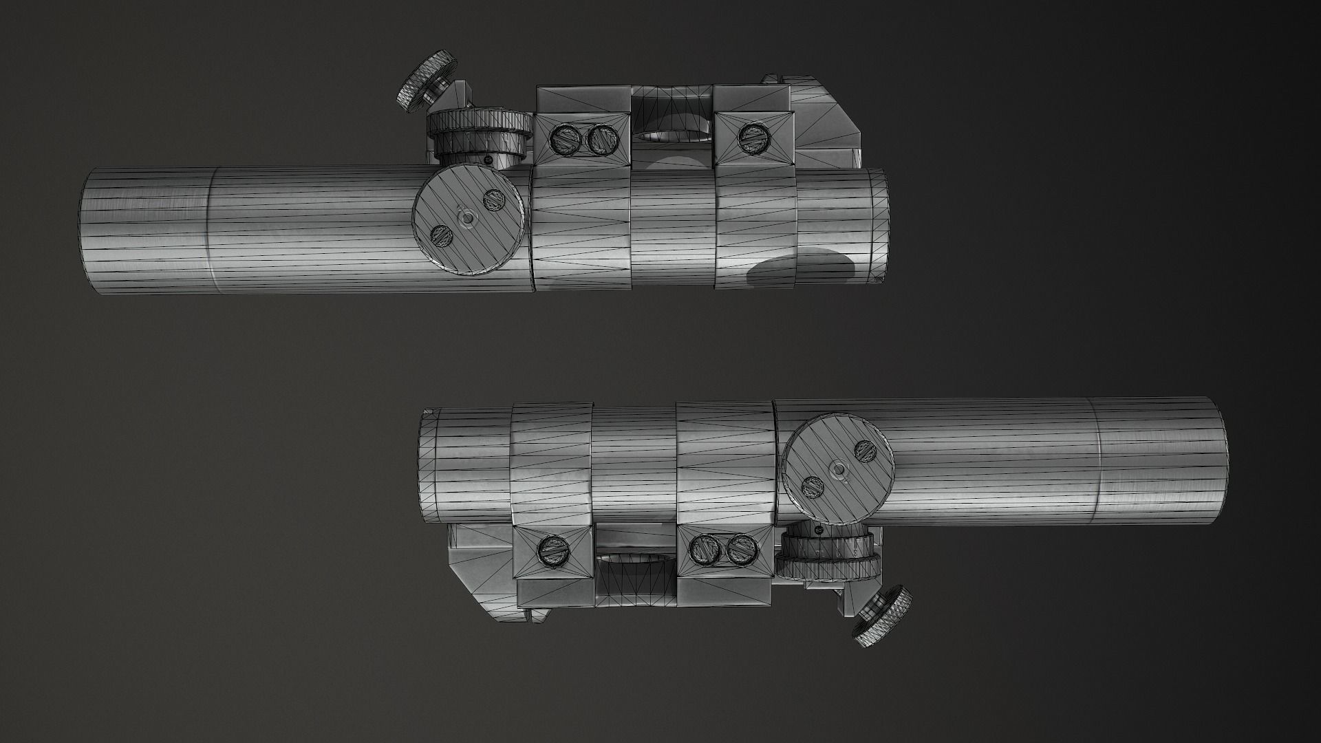 PBR PU Scope Low-poly 3D model_8