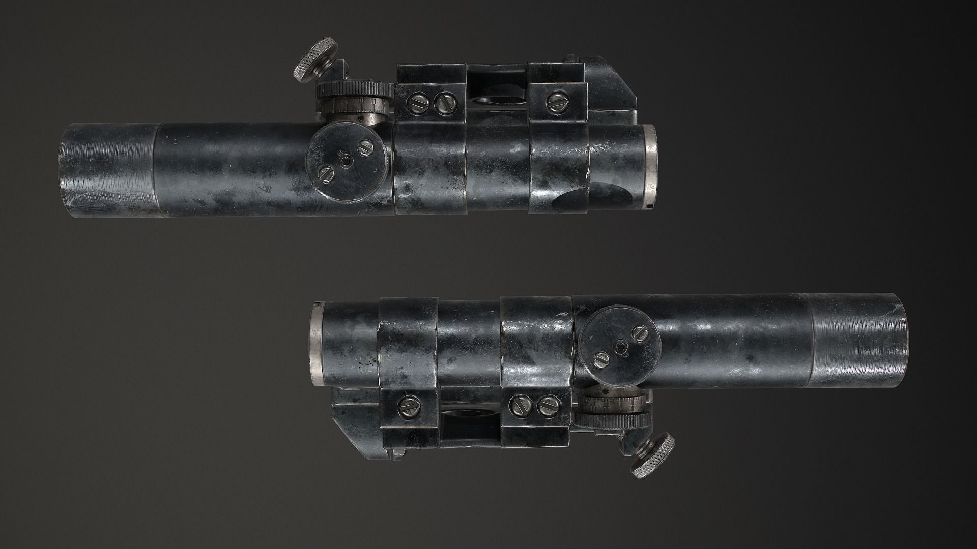 PBR PU Scope Low-poly 3D model_5