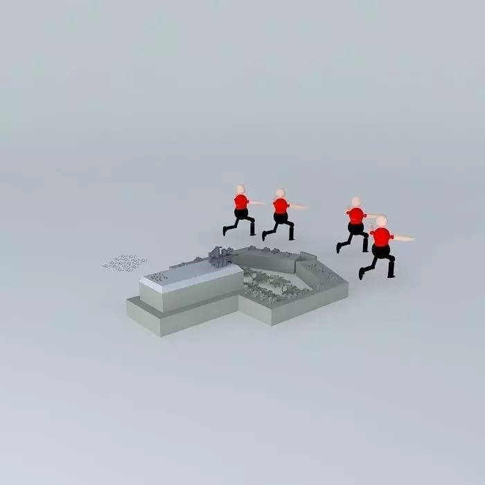 big army Free 3D model