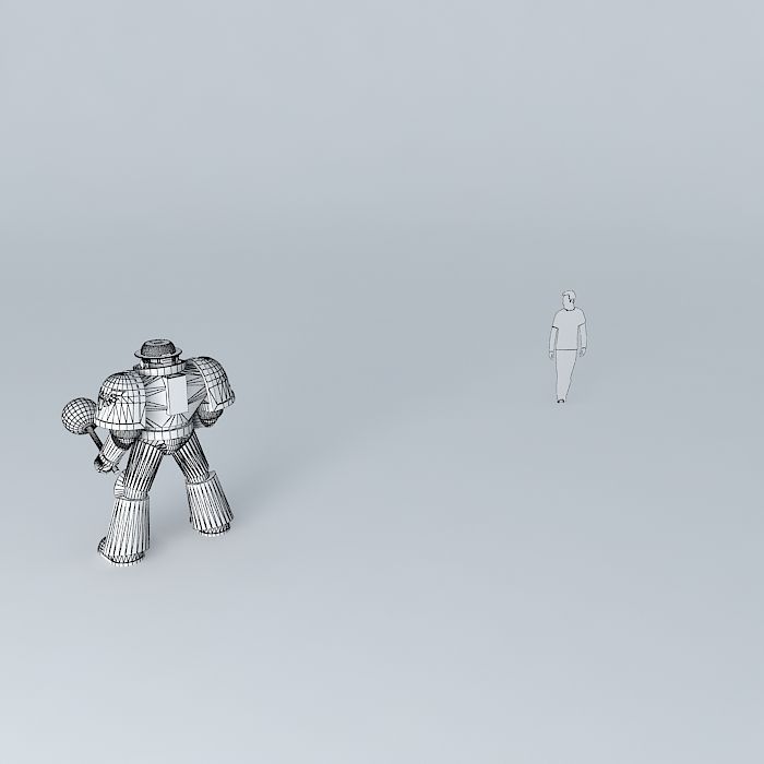 pink space marine Free 3D model_4