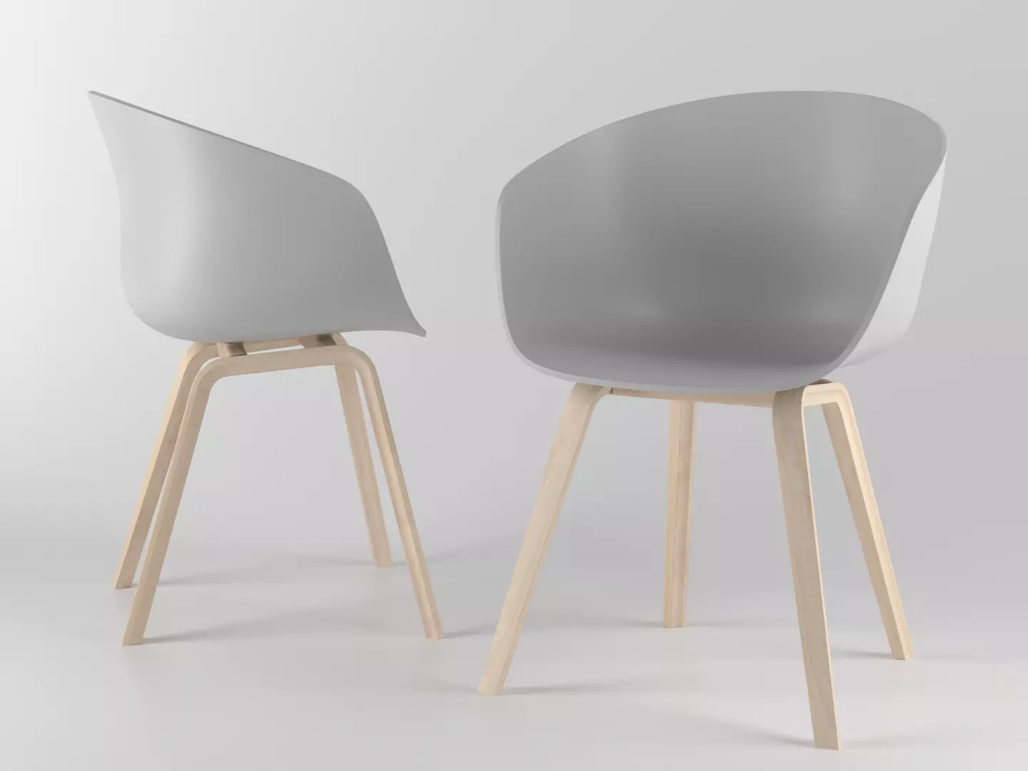 HAY aac22 chair 3D model_0