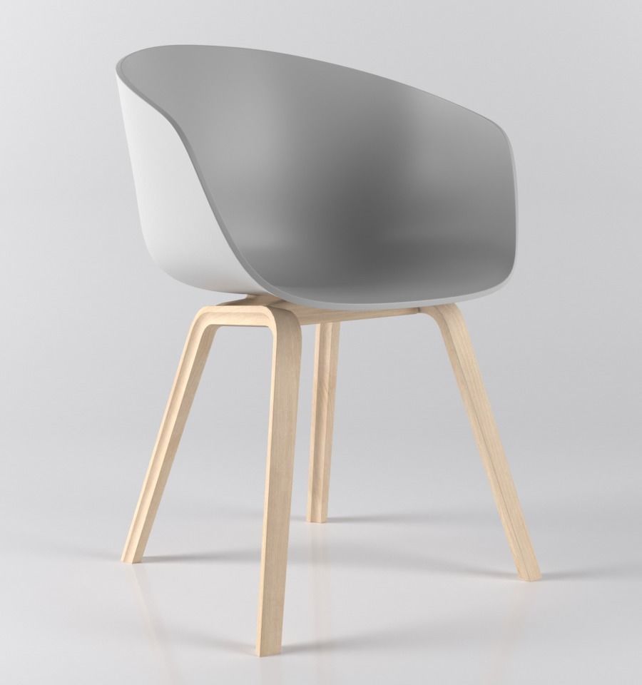 HAY aac22 chair 3D model_1