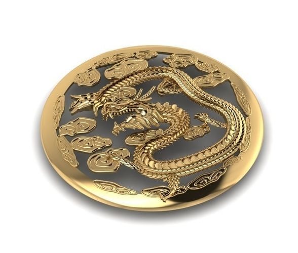 dragon pendant 3d 3D print model