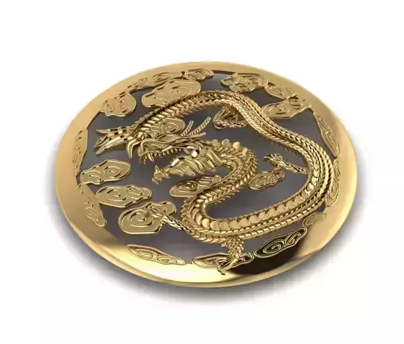 dragon pendant 3d