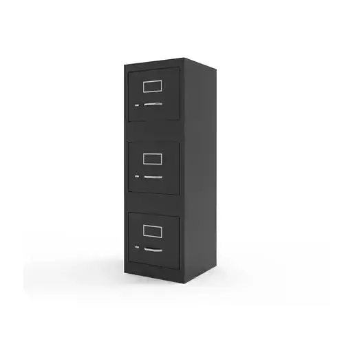 Compact Three Drawer File Cabinet 