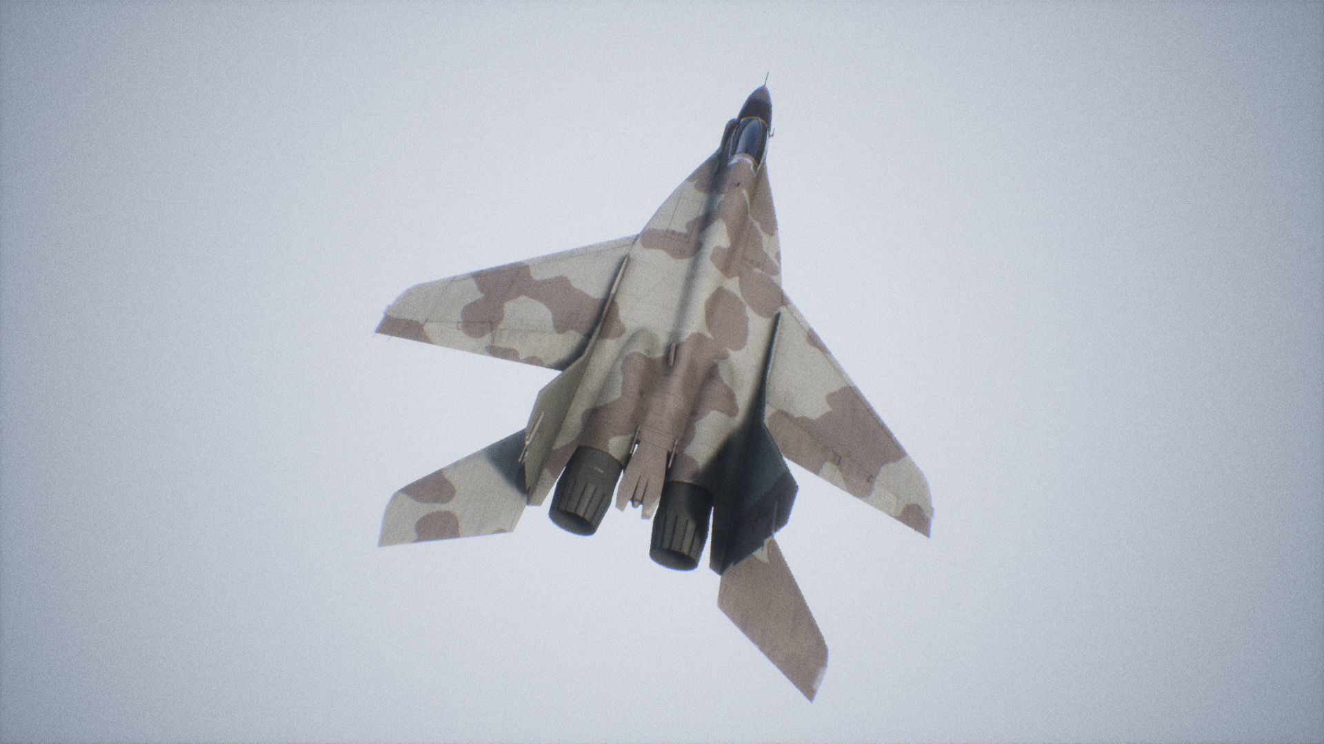 Fully Animated Jet Fighter mig29a Low-poly 3D model_3