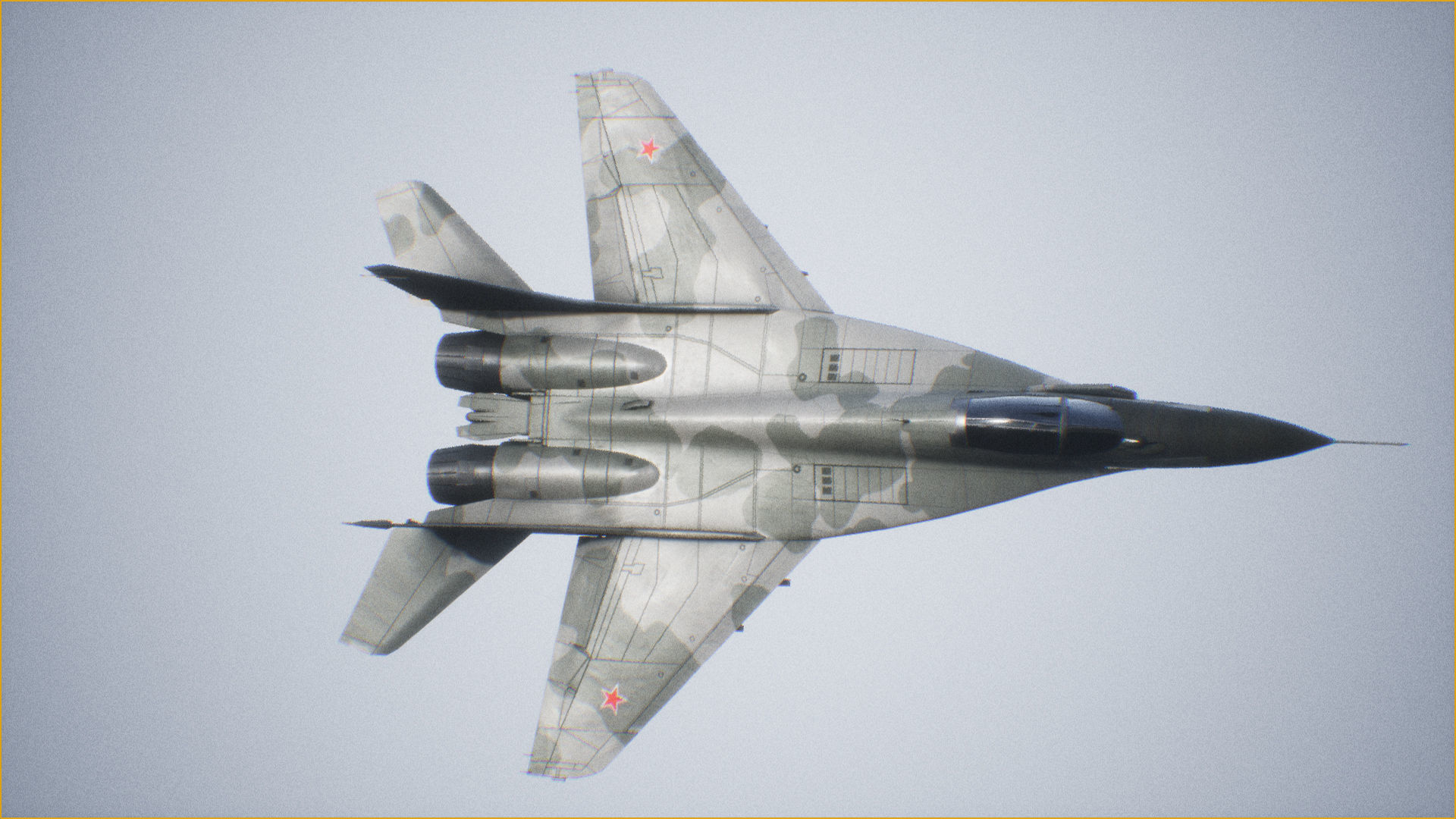 Fully Animated Jet Fighter mig29a Low-poly 3D model_1
