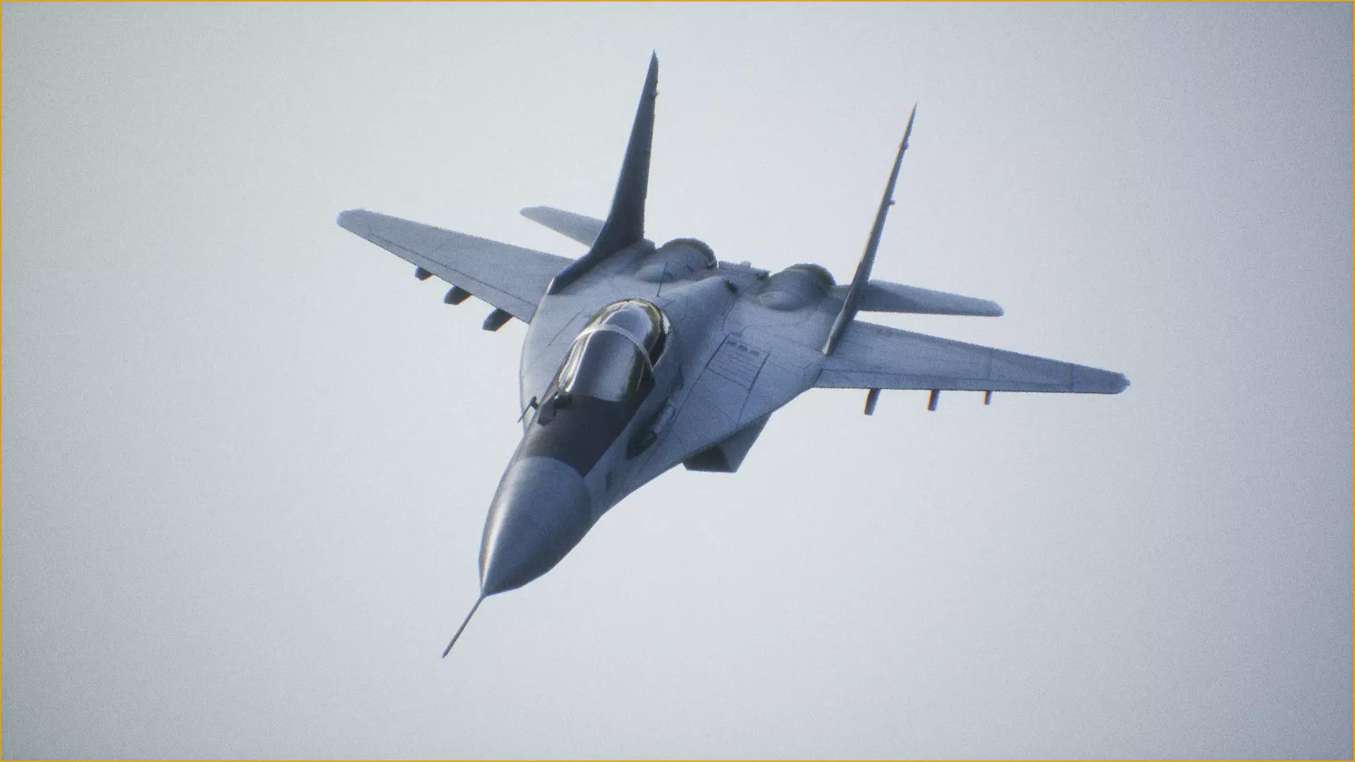 Fully Animated Jet Fighter mig29a Low-poly 3D model_0