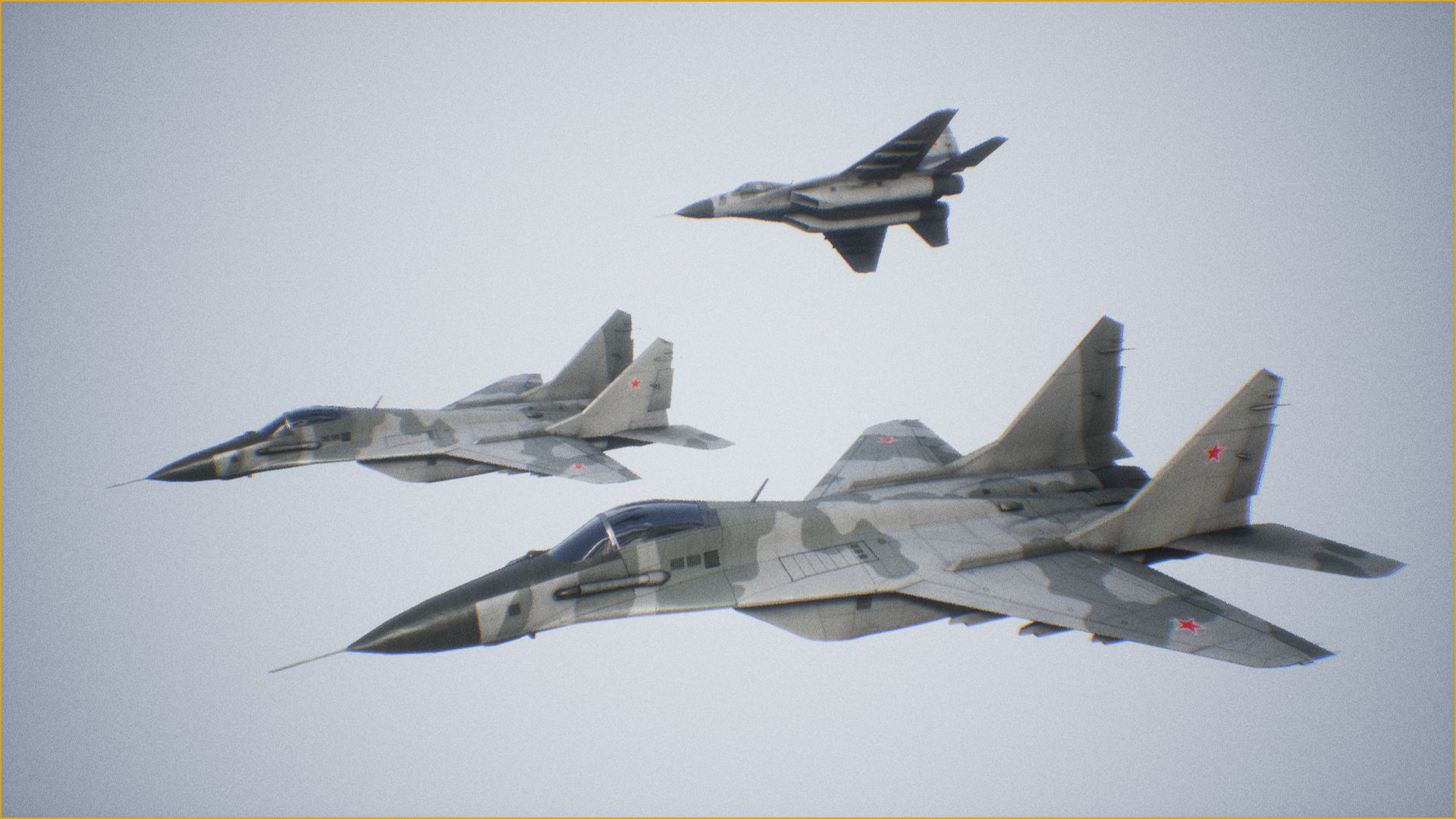 Fully Animated Jet Fighter mig29a Low-poly 3D model_2