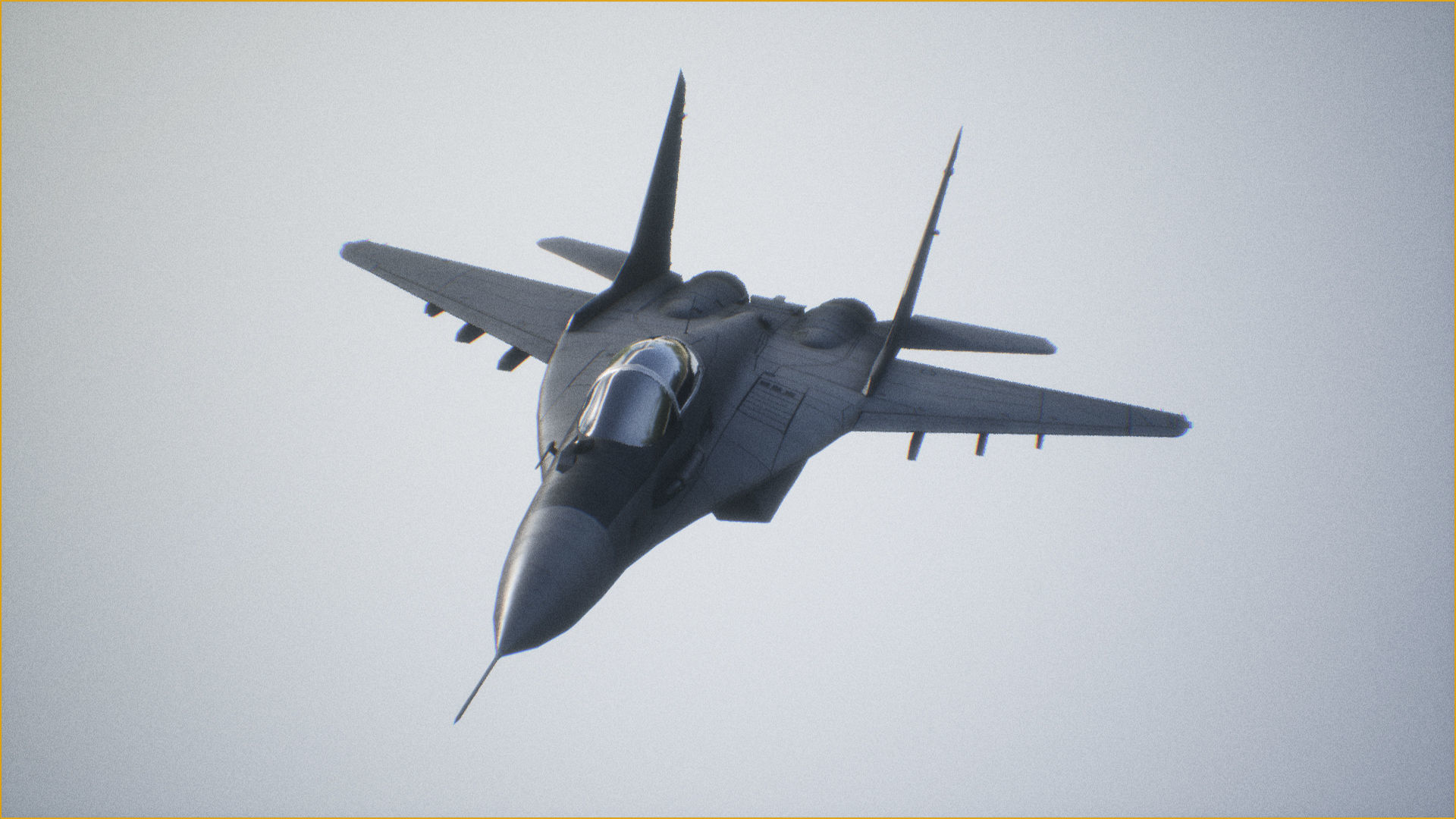 Fully Animated Jet Fighter mig29a Low-poly 3D model_4
