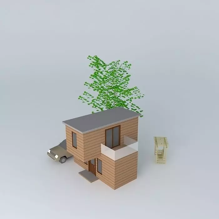 Very Small House Free 3D model