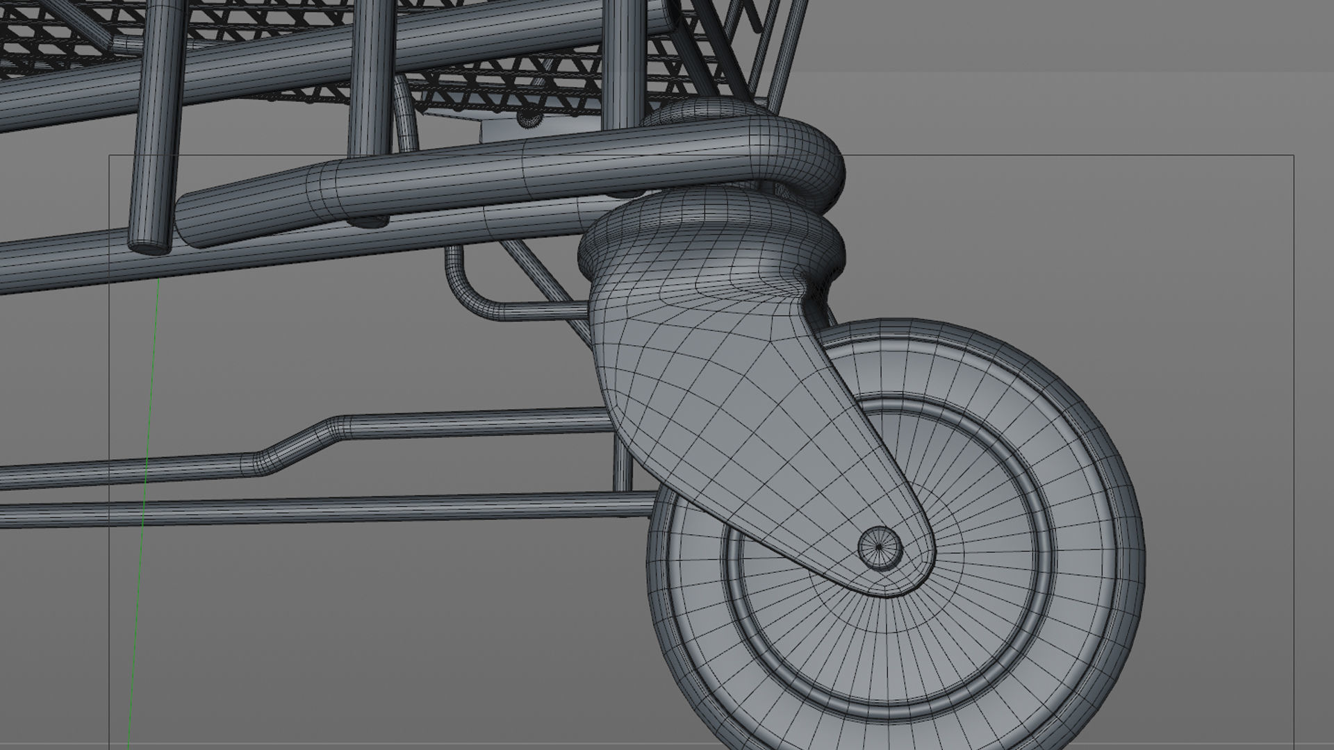 SUPERMARKET TROLLEY 3D model_5