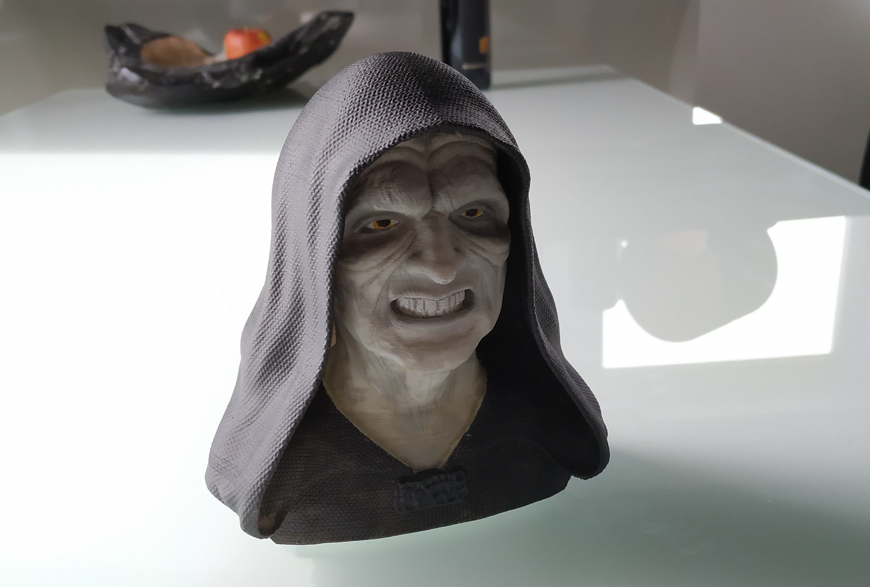 Palpatine Darth Sidious Bust 3D print model_3