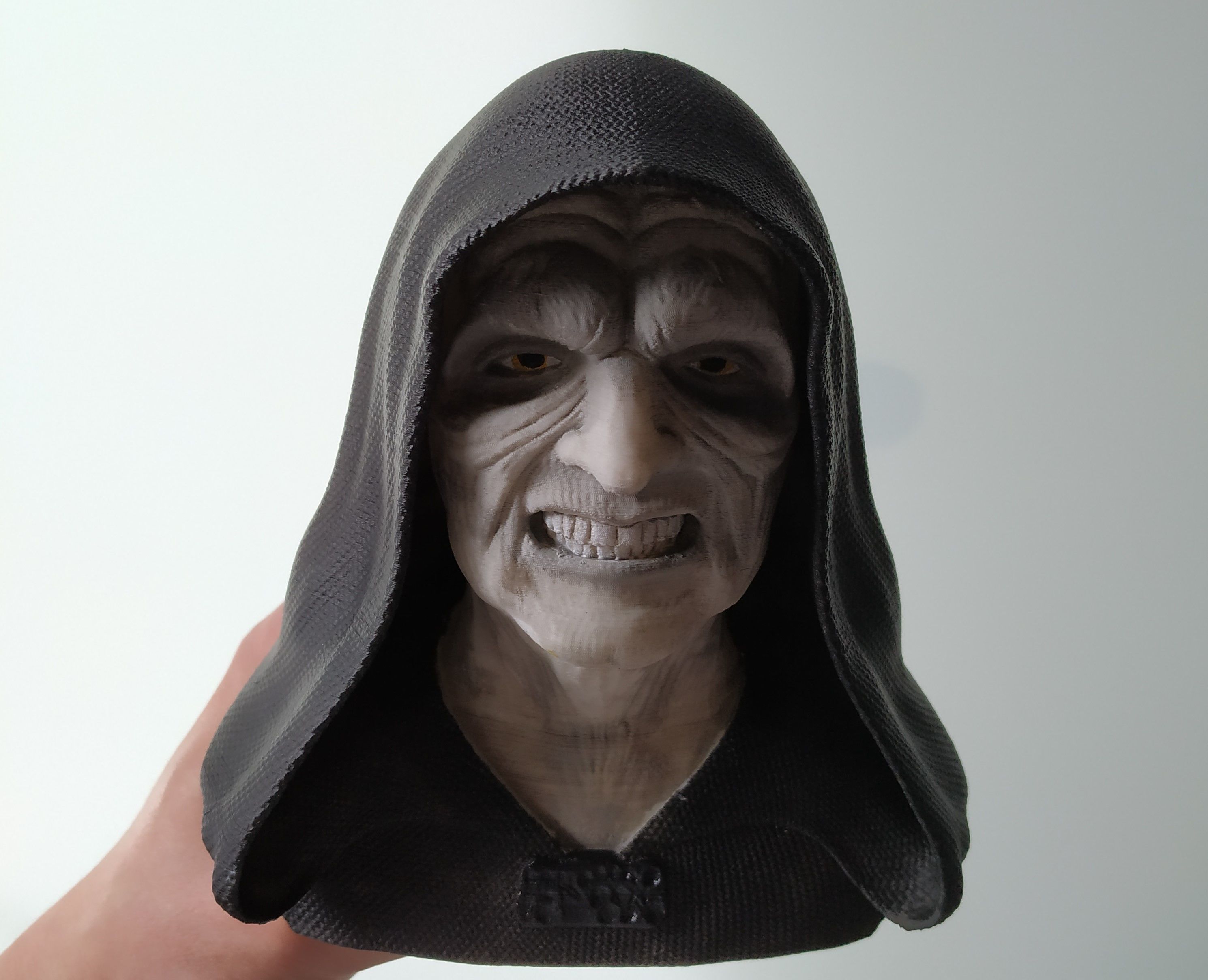 Palpatine Darth Sidious Bust 3D print model_4