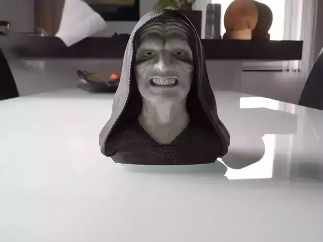 Palpatine Darth Sidious Bust 3D print model
